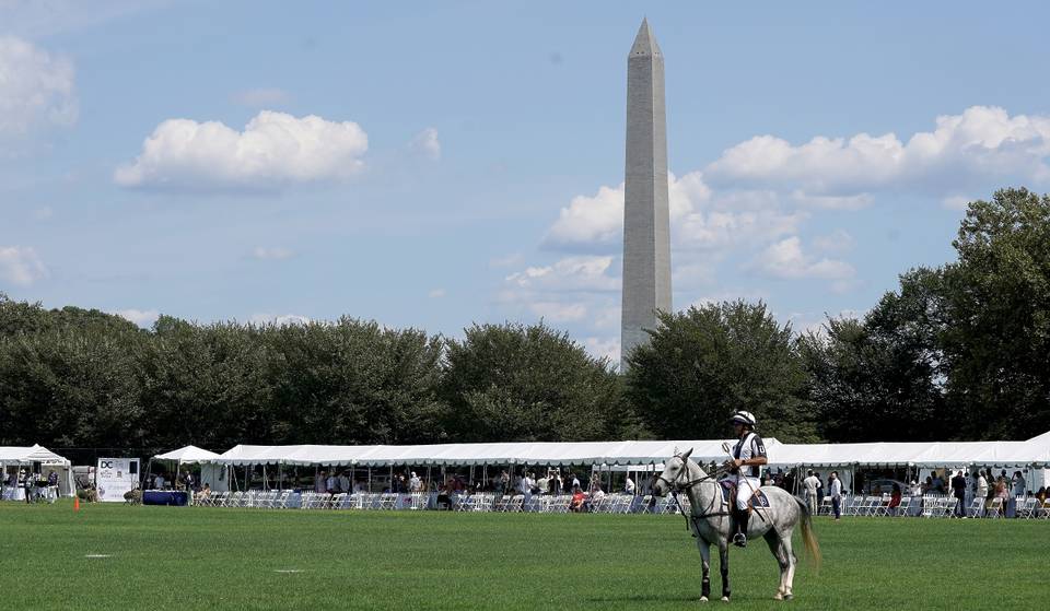 The National Mall is hosting polo this weekend for the 8th annual District Cup