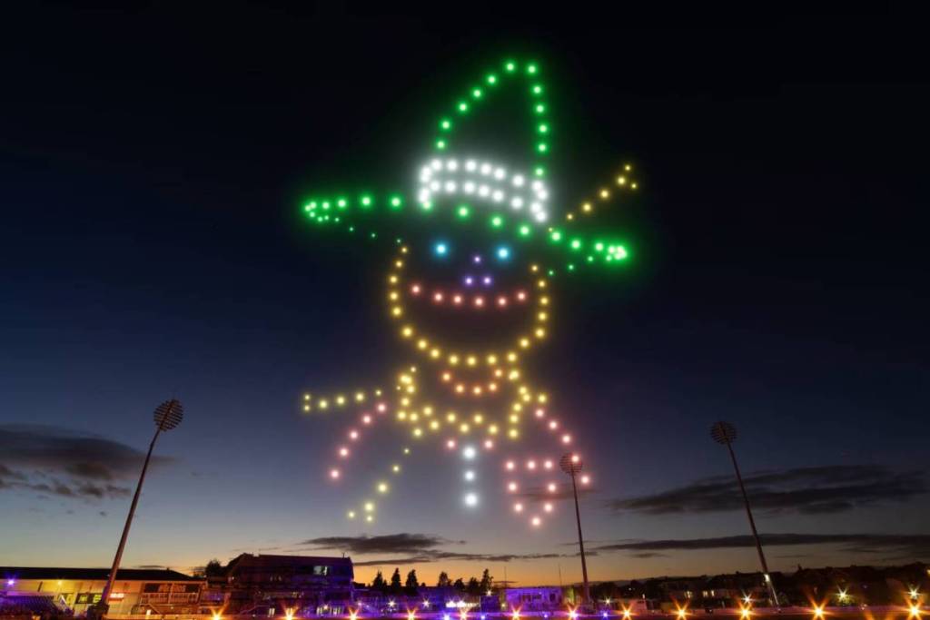 Wizard of Oz drone light show near dc