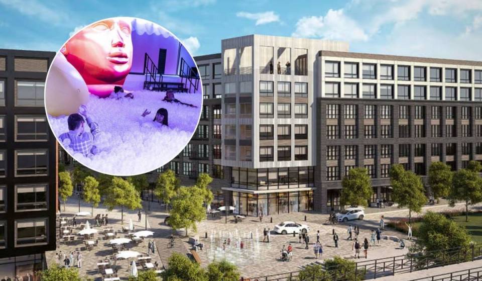 A massive 20,000-square-foot abandoned Forman Mills in D.C. has been gutted to build a viral ‘bubble planet’ with 10 sensory rooms, infinity mirrors and an adult-sized ball pit