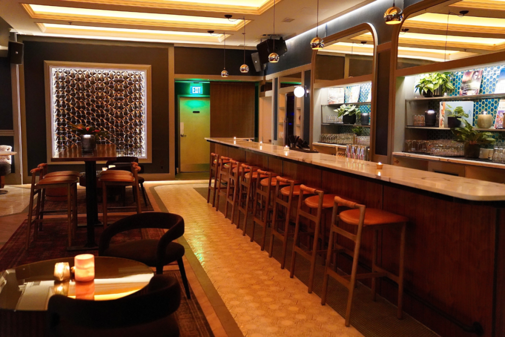 CARLA bar at night