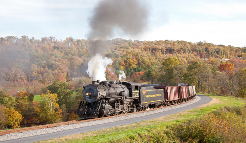 This Maryland train ride was just named one of the 10 best in America for scenic views — ideal for a unique trip to enjoy peak fall foliage