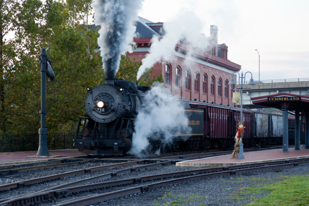 Western Maryland Scenic Railroad frostburg flyer