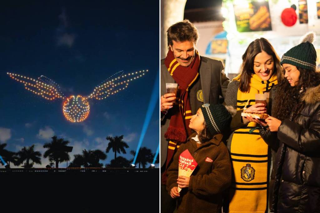 A drone celebration of the Harry Potter™ films takes over the Denver skies this weekend, with 1,200 drones, merch &amp; more