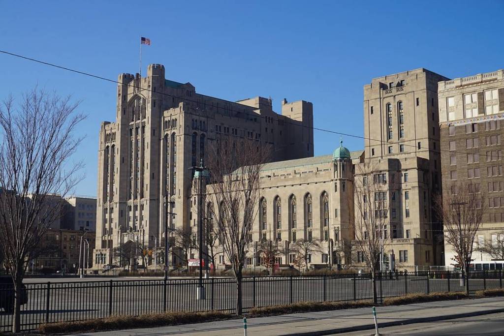 exterior of the masonic temple