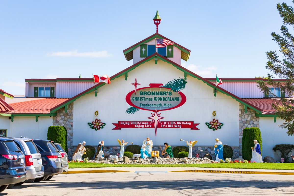 bronners christmas wonderland in Frankenmuth, Michigan
