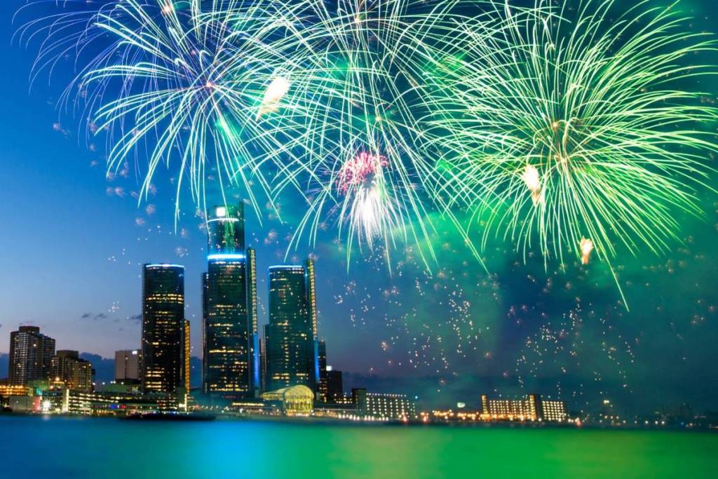 detroit ford fireworks