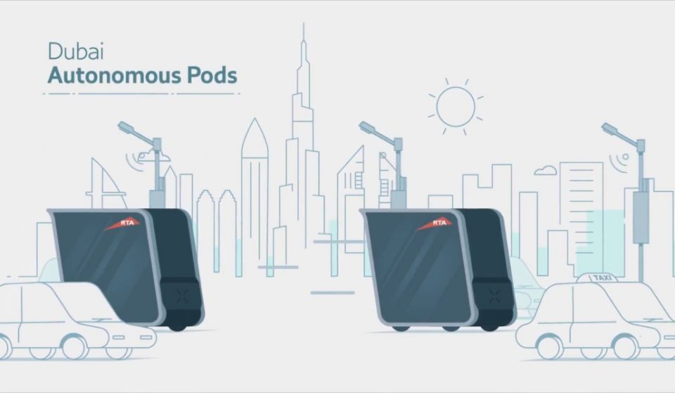 Autonomous pods are coming to Dubai