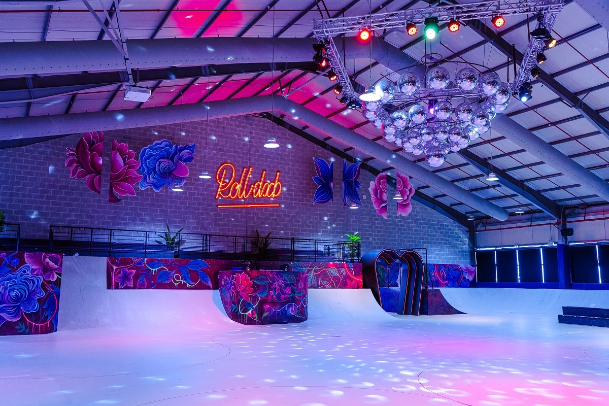 Roll DXB Dubai's only roller disco and roller skate rink Secret Dubai