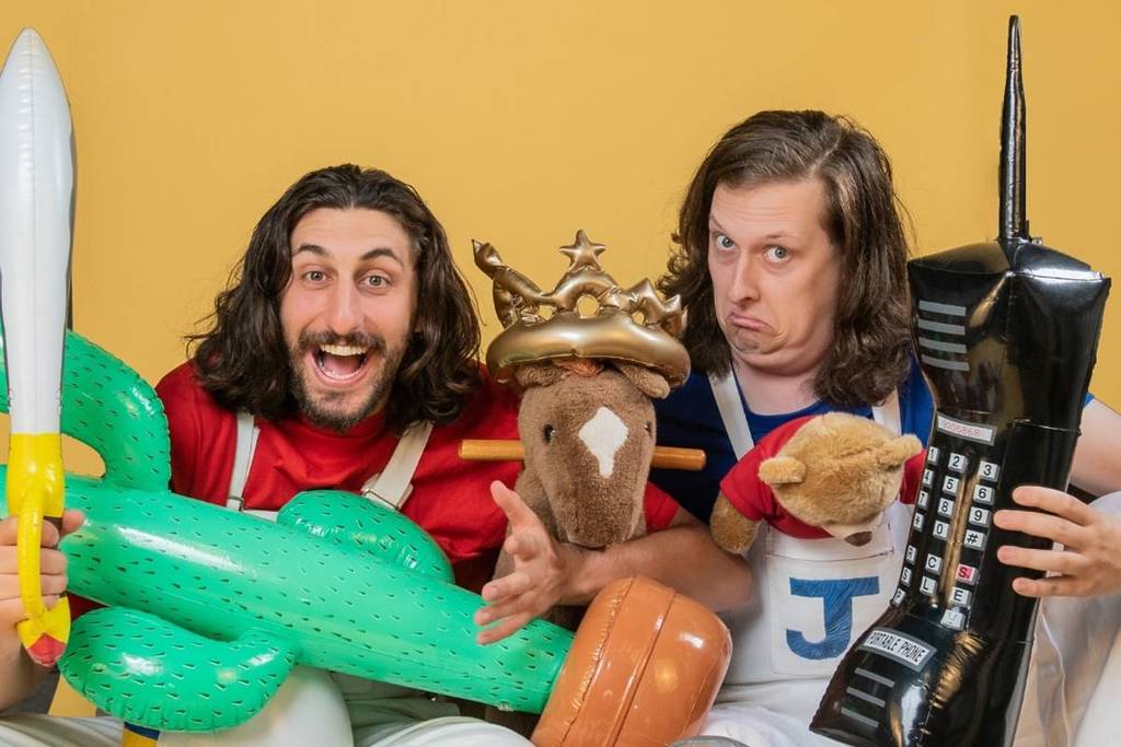 Australian kids performers Stuff! by comedy duo Jon and Jero are peforming at Dubai Comedy Festival