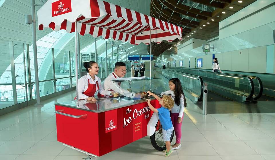 Emirates Is Giving Free Ice Cream To Passengers At Dubai International Airport This July