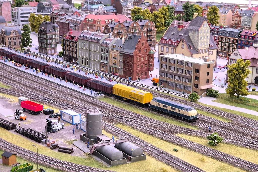 Small Worlds EXPO CITY with miniature models of European cities is one of the best things to do with kids in Dubai