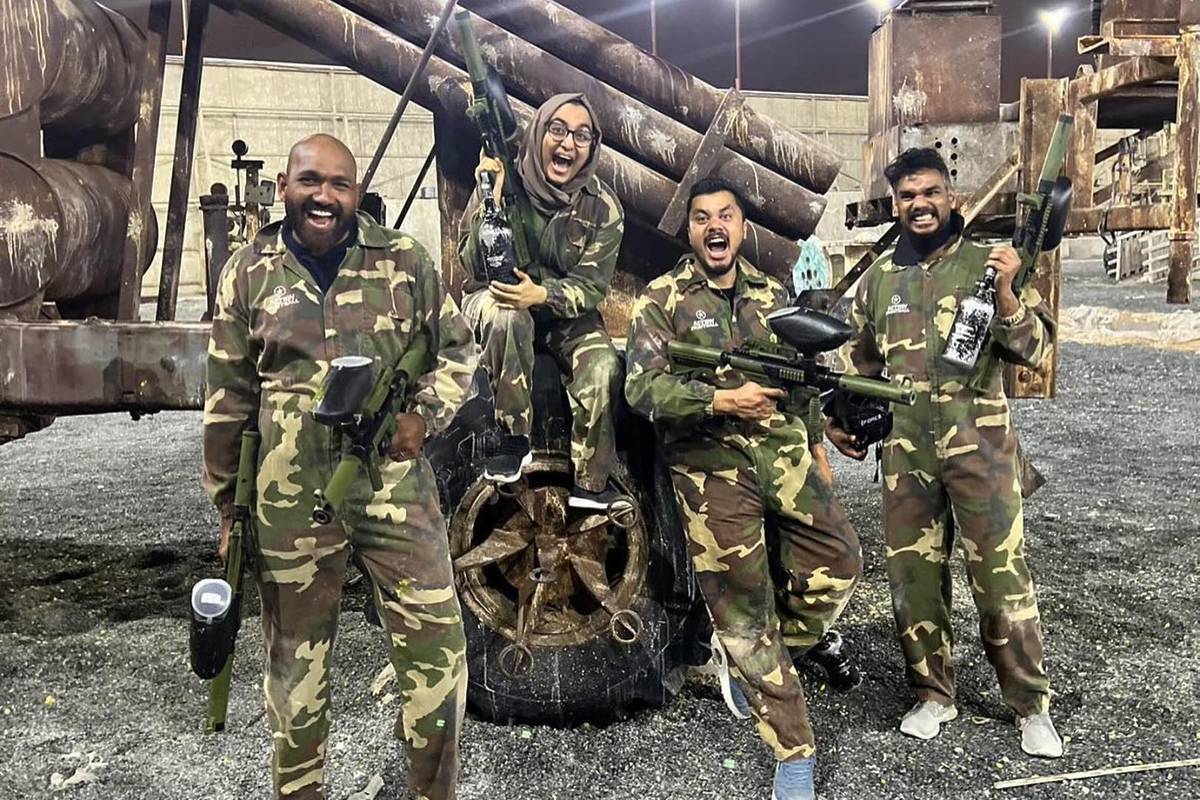 Dubai's popular paintball destination, Action Park Dubai, one of the most exciting things to do with teenagers