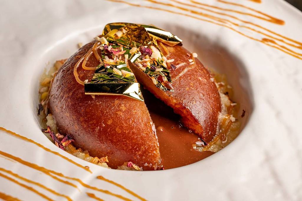 Choco Lava Jamun is a dessert on special offer during World Chocolate Day in Dubai
