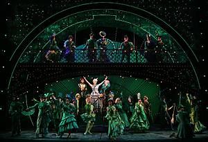 A scene from Wicked the Musical that is debuting soon in Dubai Opera, UAE