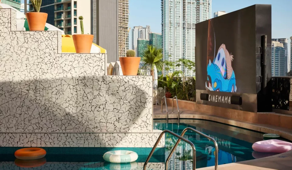 Free Cinema At Mama Shelter In Dubai: Unwind With Complimentary Popcorn And A Rooftop Open-Air Movie Screening