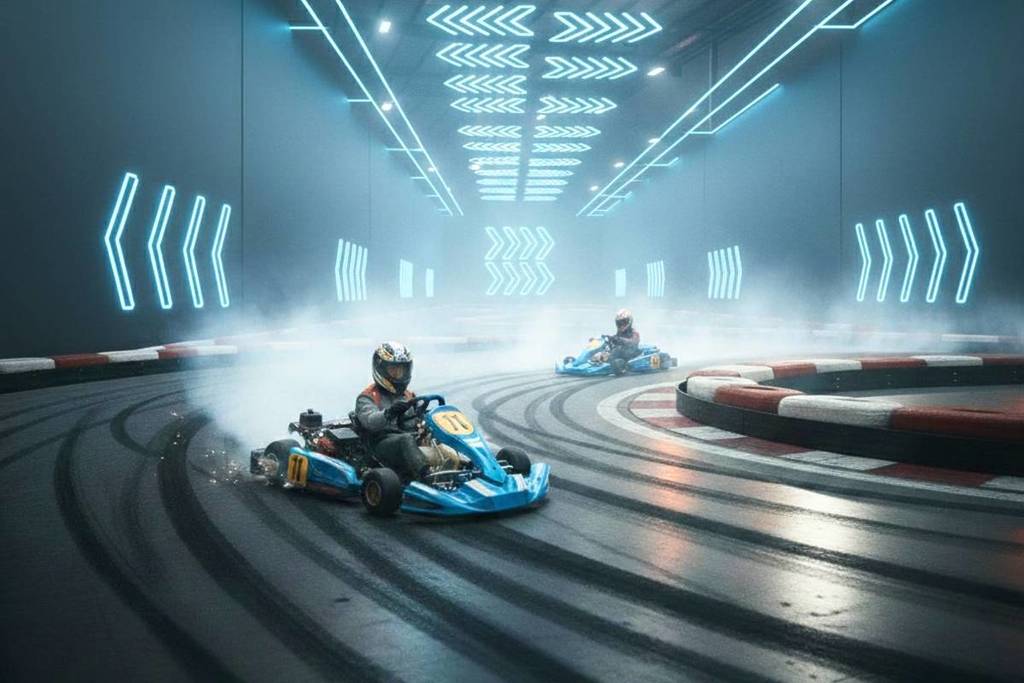 Drift without risk: tickets are on sale for No Grip DXB, the world’s first two-story drift-karting arena