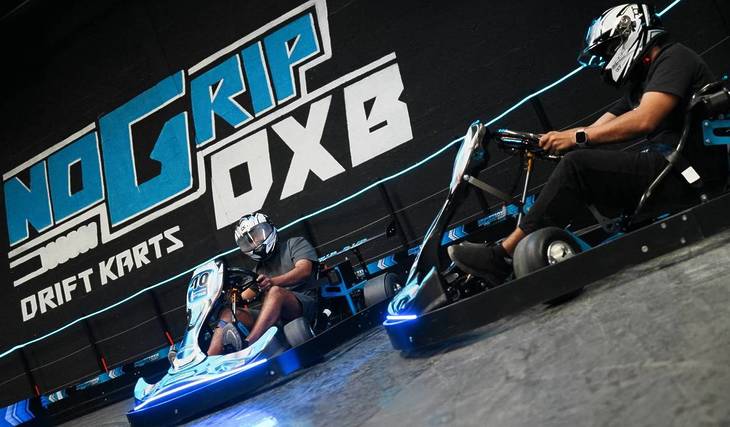 Drift without risk: tickets are on sale for No Grip DXB, the world’s first two-story drift-karting arena