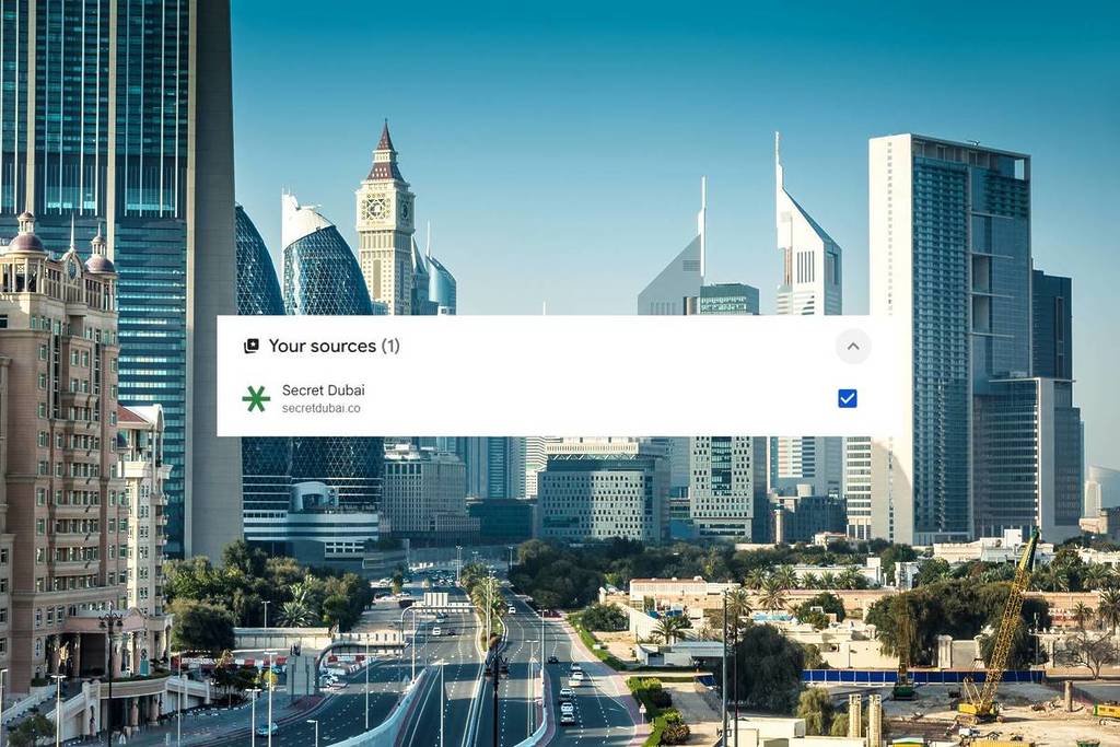 A continuación te explicamos cómo convertir a Secret Dubai en una fuente preferida en Google para que nunca te pierdas ninguna novedad de la ciudad