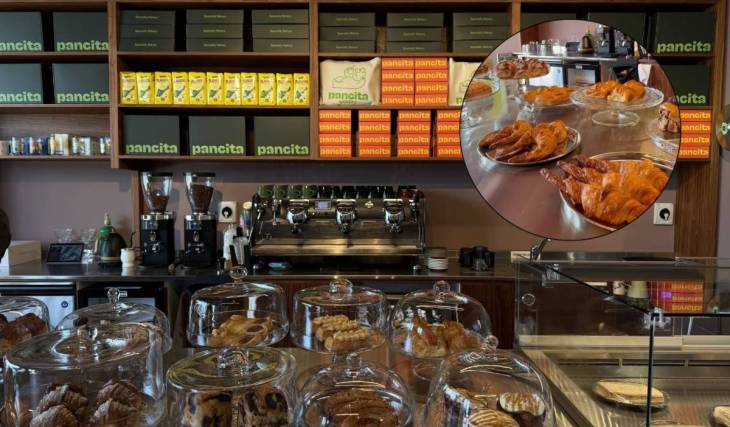 Olvídate de la bollería europea típica: Pancita sirve a diario medialunas tradicionales hojaldradas, bocadillos de pastrami «Miga» sin corteza y «Vigilantes» dulces y salados.