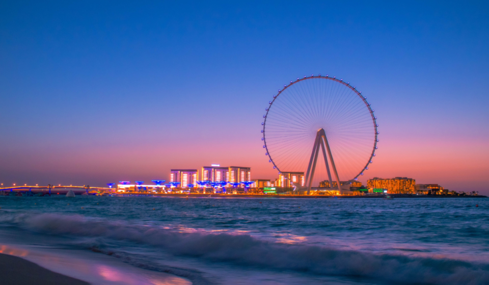 Beyond the 250-meter Ain Dubai: Bluewaters Island sits 400m offshore, hiding a skyline viewpoint of JBR – and the Middle East’s first Madame Tussauds