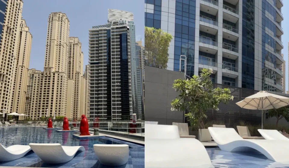 Urban Lounge Pool video at InterContinental Dubai Marina