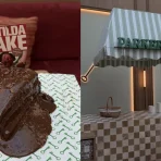 Parker’s Matilda cake chocolate reveal video in Dubai