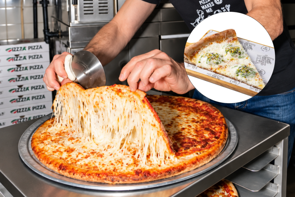 In 1997, East Village Pizza started serving slices in Manhattan; now its first branch outside the US is at Meadows Village Mall in Dubai – with slices from AED 23 only
