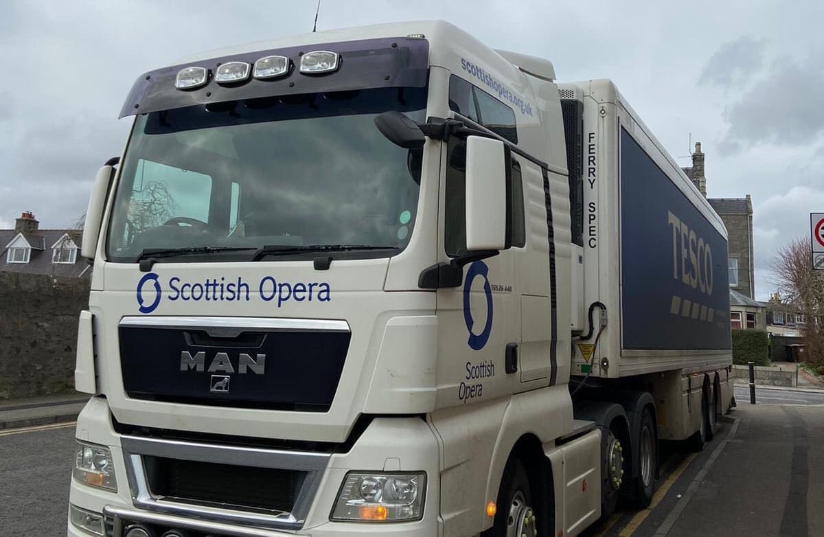 Scottish Opera Has Repurposed Its Fleet Of Lorries To Help Restock