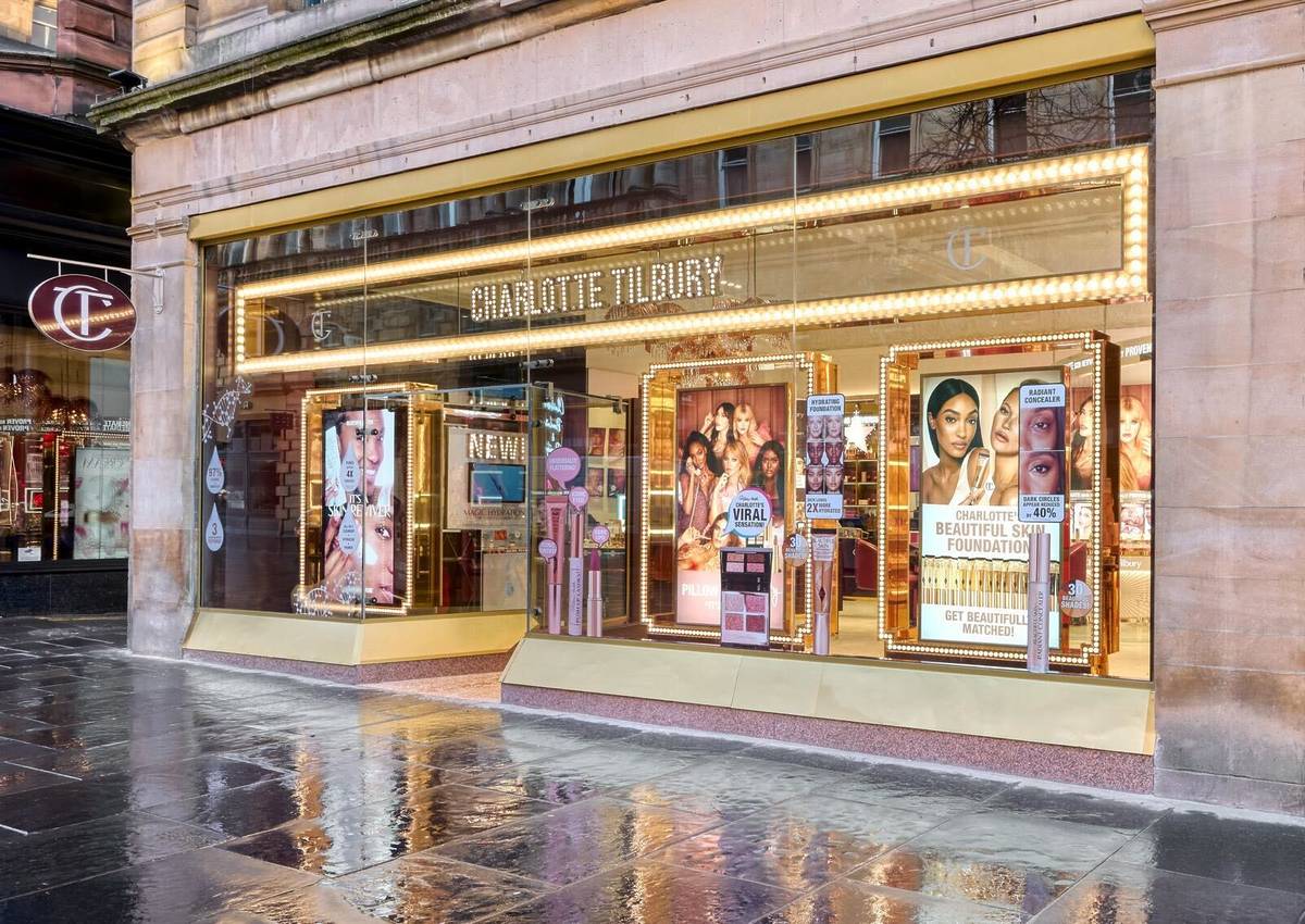 First Look A Massive Charlotte Tilbury Store Has Opened In Glasgow