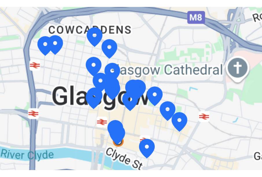 This Free New Map Of Glasgow Shows You Which Pub Gardens Are In The Sunshine In Real Time