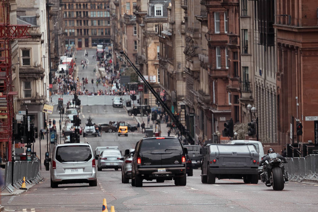 glasgow filming in progress