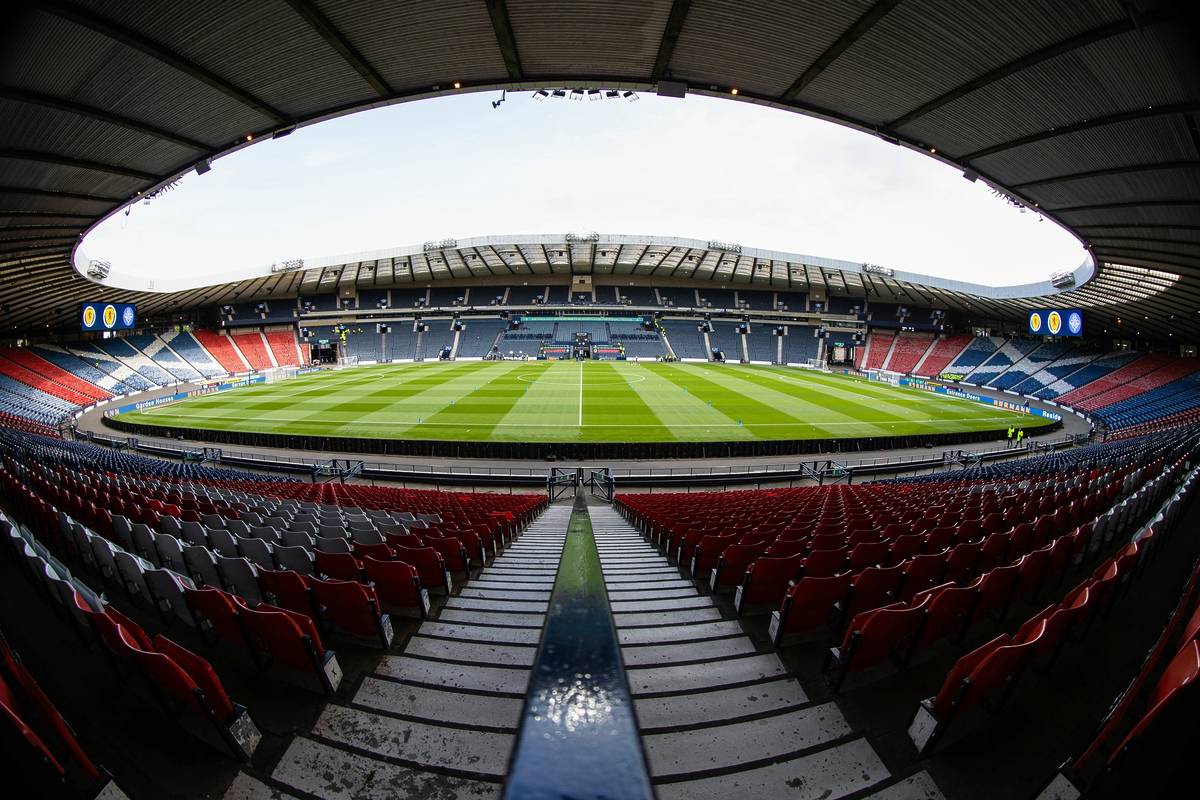 GLASGOW, SCOTLAND - JUNE 06: A general view of Hampden Stadium before an International Friendly match between Scotland and Iceland at Hampden Park, on June 06, 2025, in Glasgow, Scotland.