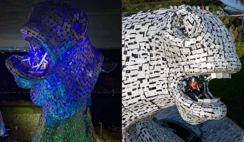 You Can Climb The Largest Equine Sculpture In The World During This 25-Metre Aerial Climb Experience 40 Minutes From Glasgow – Straight Into The Horse’s Mouth