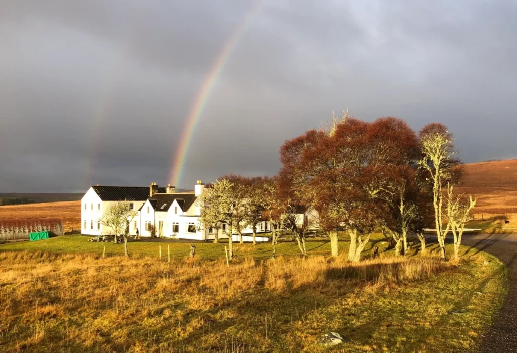 seven wonders of the uk flow country Garvault House
