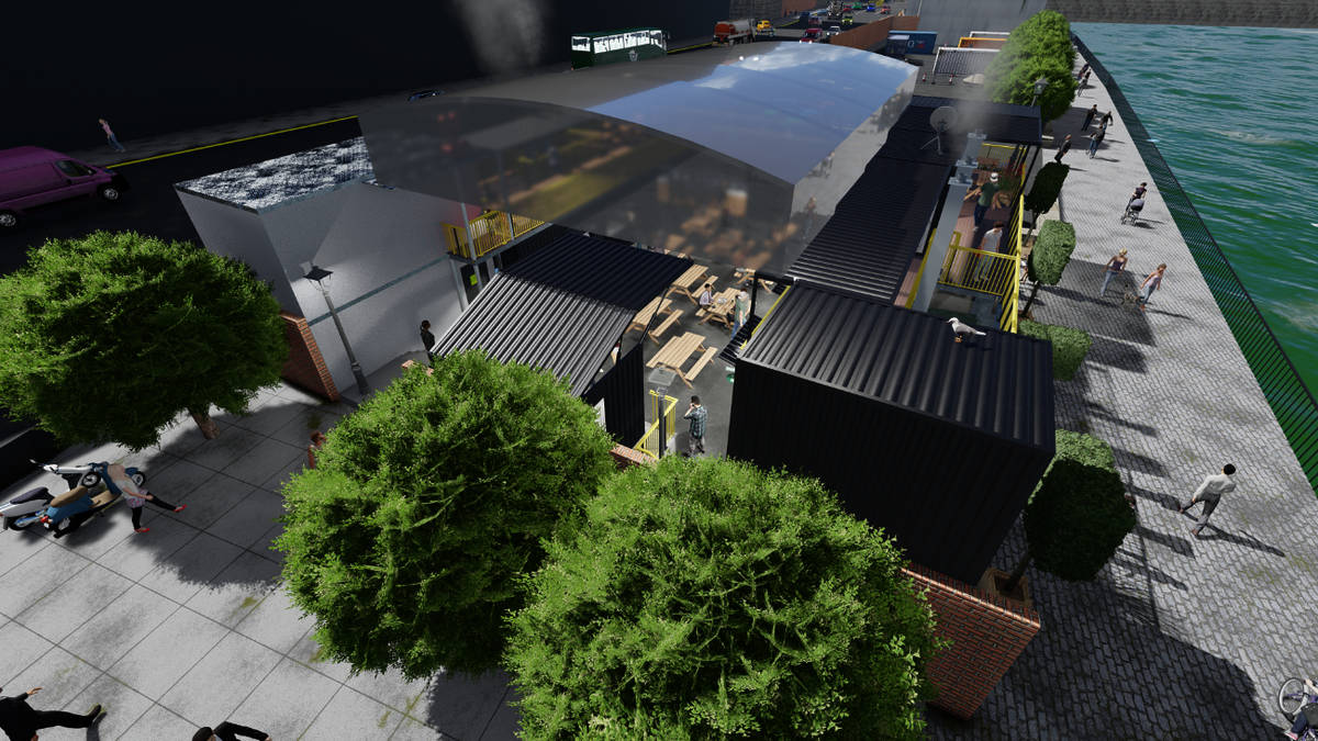 This trendy new street food and entertainment venue in Glasgow's ...