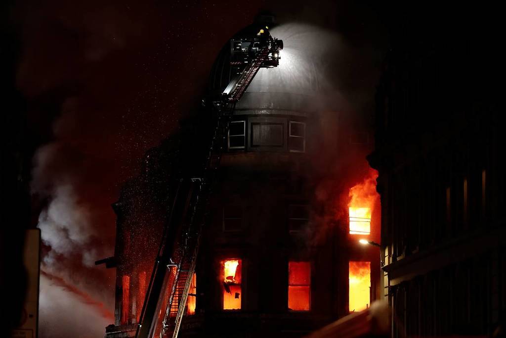 glasgow central station fire