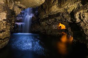 The largest sea cave in the UK is in Scotland, and boasts a hidden 25-metre waterfall that looks like something out of a fairytale