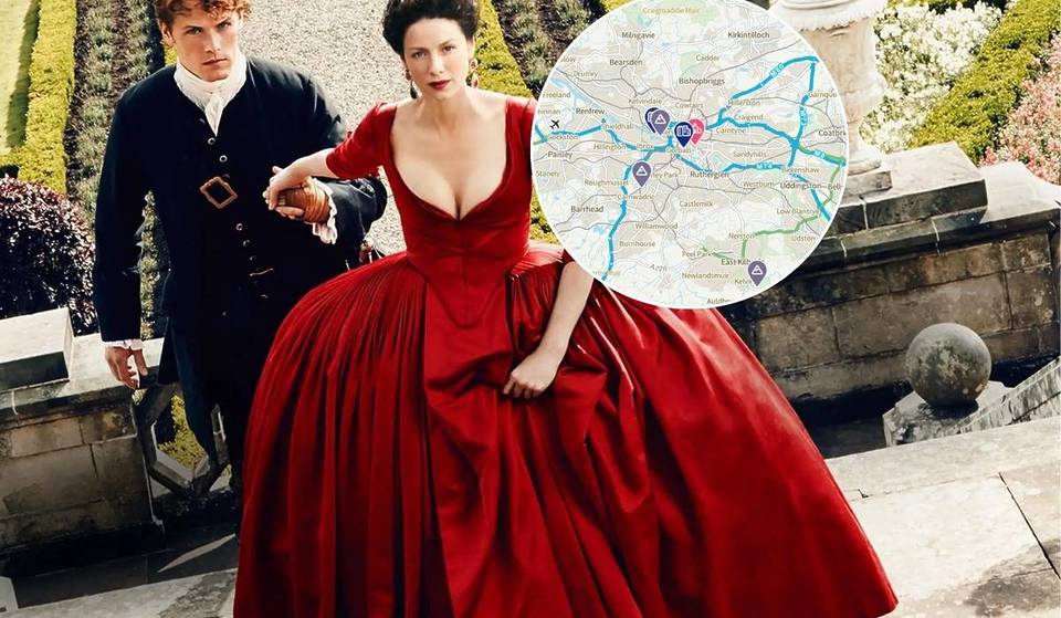 This handy map of Glasgow shows the filming locations from the TV show ‘Outlander’ – here is where to find all the spots