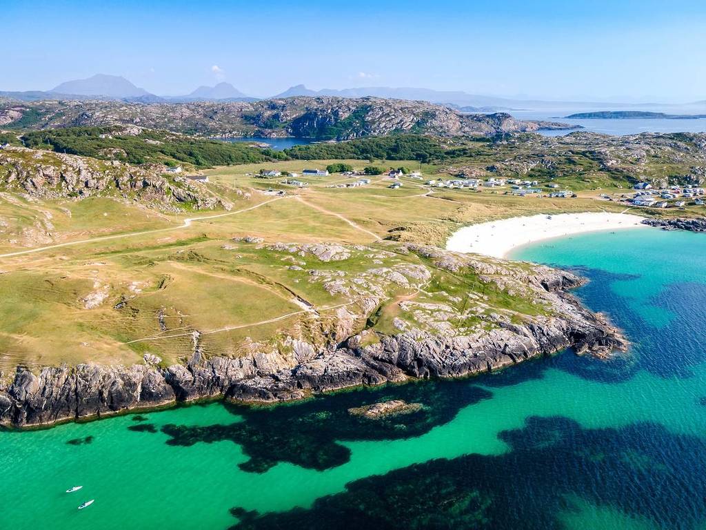best beaches in europe Achmelvich Beach
