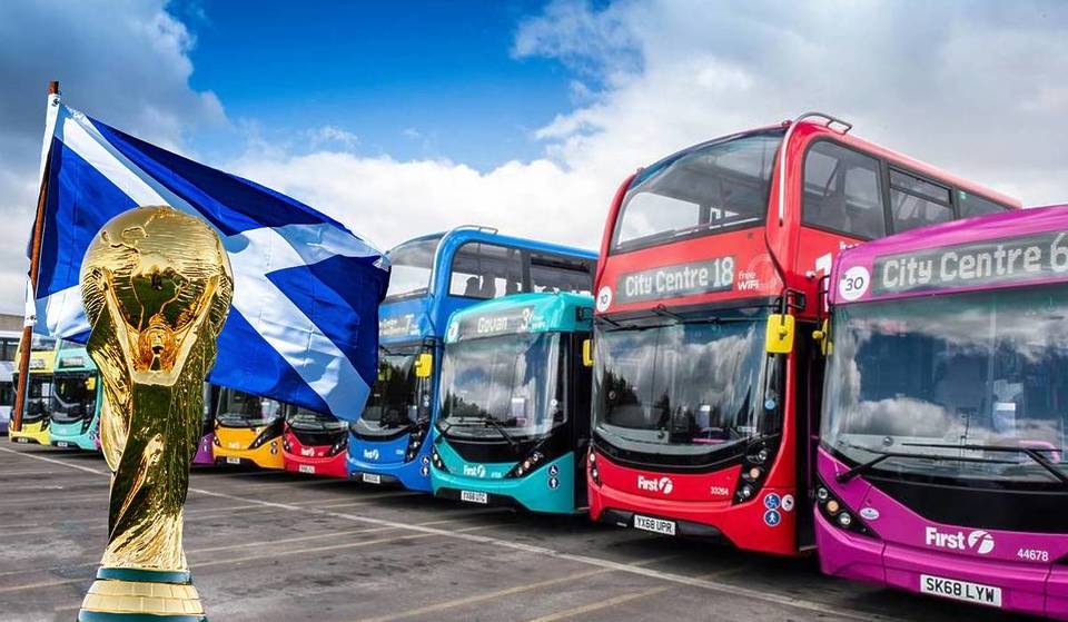 Glasgow night buses will run later than usual to help people get home after the World Cup games – the full list