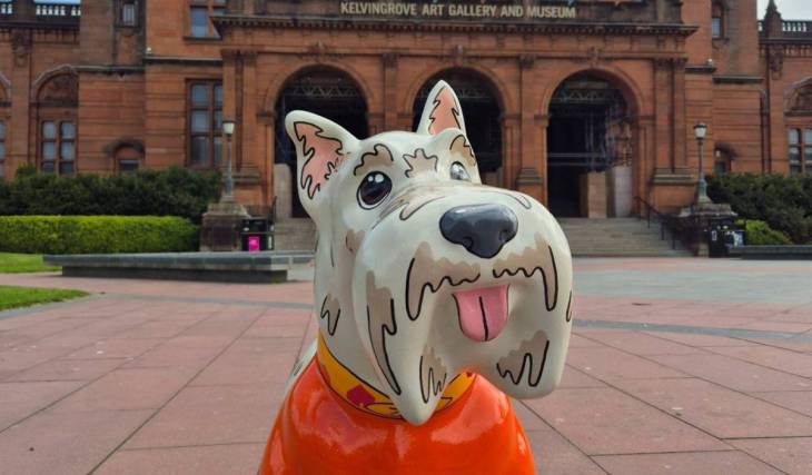 This massive Scottie dog sculpture art trail has popped up in Glasgow – and there is a wholesome reason behind it