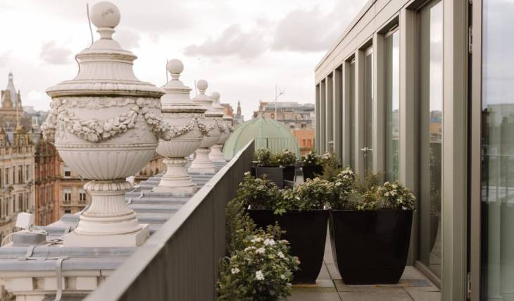 This stunning Glasgow Art Deco aparthotel is hidden inside a historic transatlantic voyage office – and it offers penthouses with the best view from £200 a night