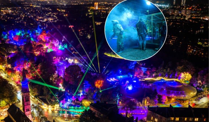 First look: GlasGLOW, the biggest Halloween event in the UK, is arriving in Glasgow today – boasting a zombie light trail