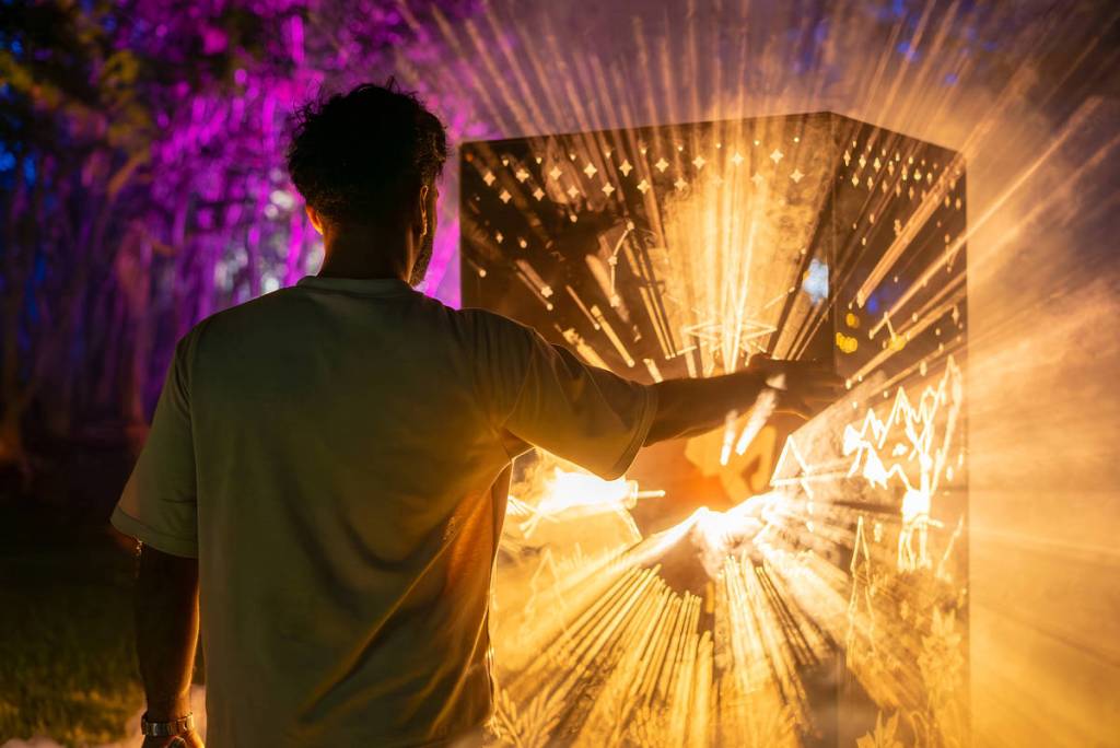 Beyond – Every Path Leads Elsewhere is a new after-dark light journey through dreamlike realms at Sirromet Winery, just 45 min from the Gold Coast