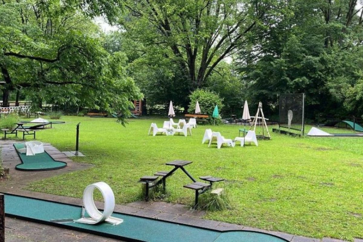 Minigolf course at Stadtpark