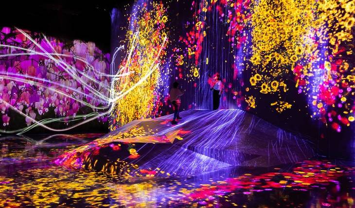 Das UBS Digital Art Museum in Hamburg: teamLab Borderless zum ersten Mal in Europa zu sehen
