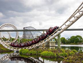 Northern Germany&#8217;s largest amusement park is located near Hamburg &#8211; on over 900,000 m² with Europe&#8217;s highest wooden roller coaster: 53 m high, 110 km/h fast