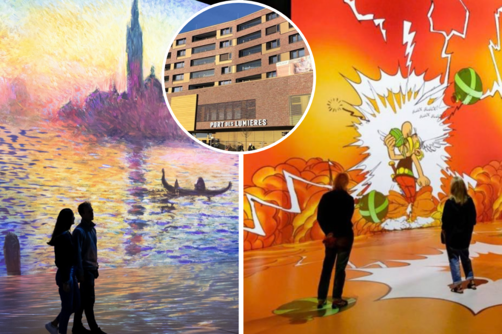 Kunst im Port des Lumières