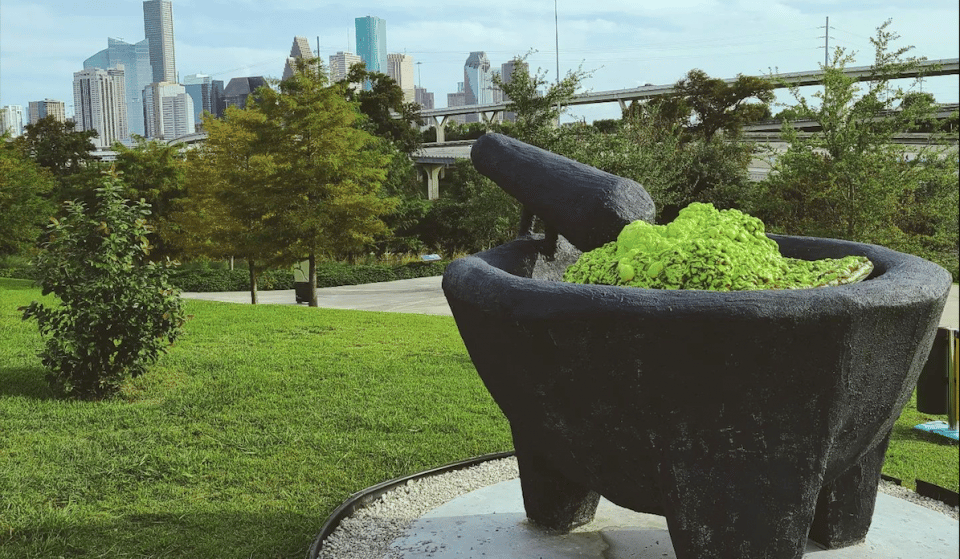 Giant New Molcajete Statue Celebrating Latino Culture Goes Up In Houston