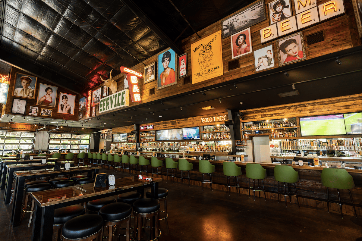 141-Foot Bar Opens In Houston At This New Icehouse
